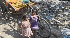 Street children in Kolkata