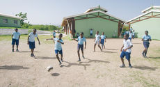 In due time, the students will be able to have a designated prep building for their sporting activities